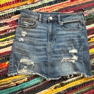 American Eagle Denim Mini Skirt - Size 6